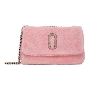Marc Jacobs authentic Pink Faux Fur Crossbody Bag